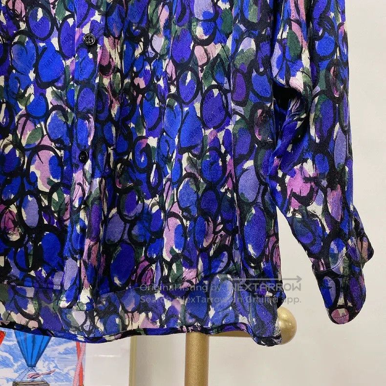 Balenciaga Balenciaga All-over Logo Patterned Shirt, Size 34 Size XXS / US 00 / IT 34 - 5 Thumbnail
