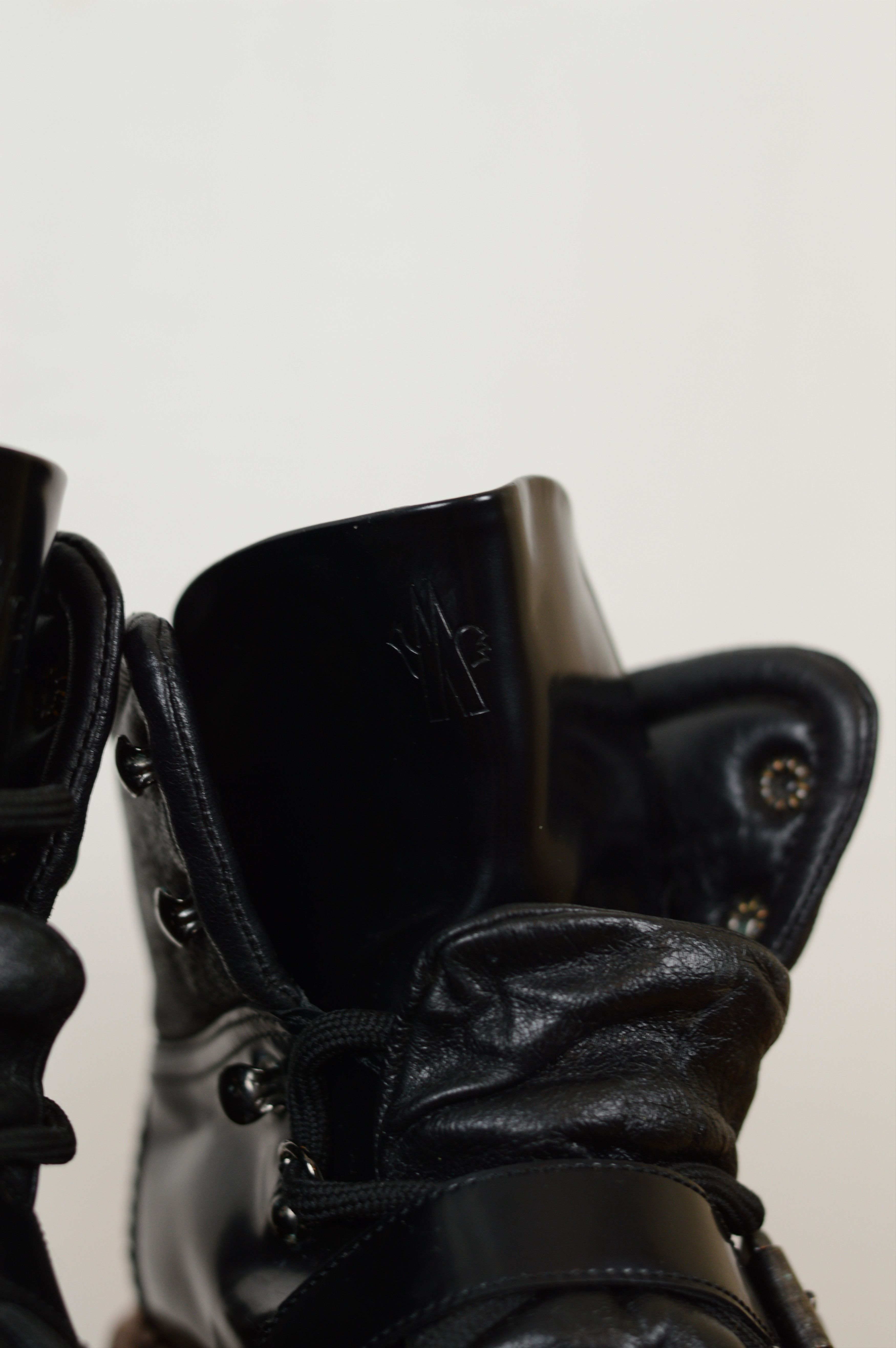 Moncler × Moncler Grenoble Moncler Grenoble Hiking Boots Patent Leather Size US 5 / IT 35 - 7 Thumbnail