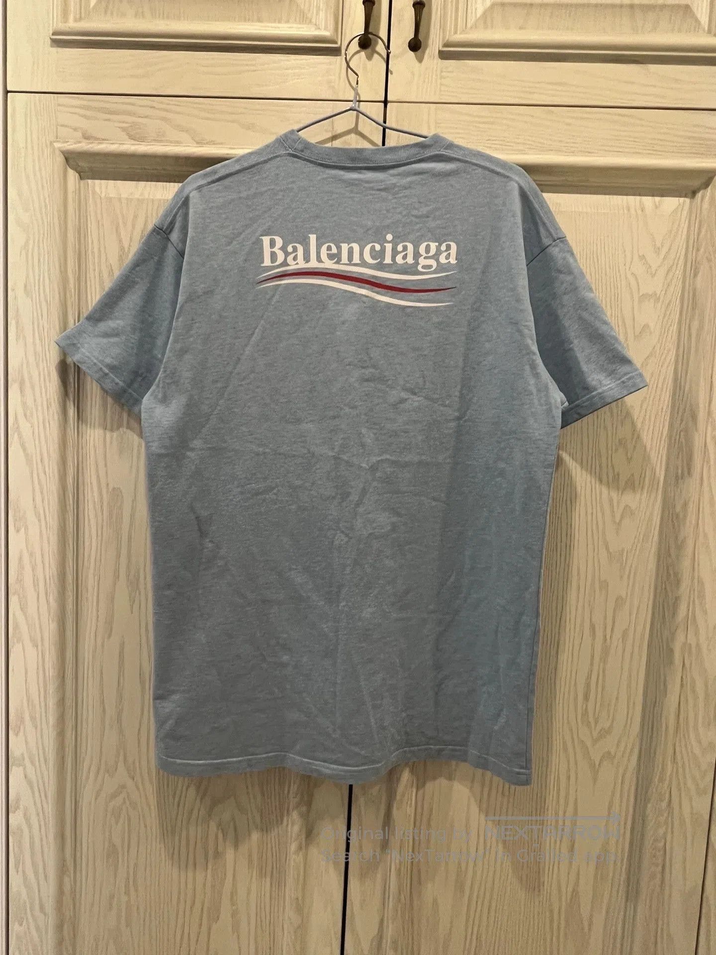 Balenciaga balenciaga blue short sleeve t. Size US XXS / EU 40 - 3 Thumbnail