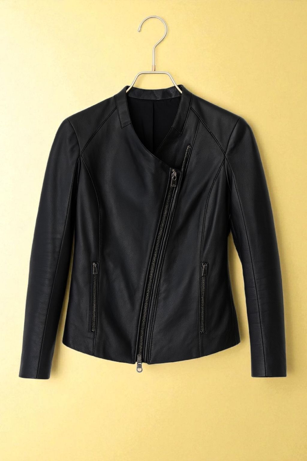 Other Archival VSP by Vespucci – Black Lambskin Moto Jacket Size S / US 4 / IT 40 - 10 Thumbnail