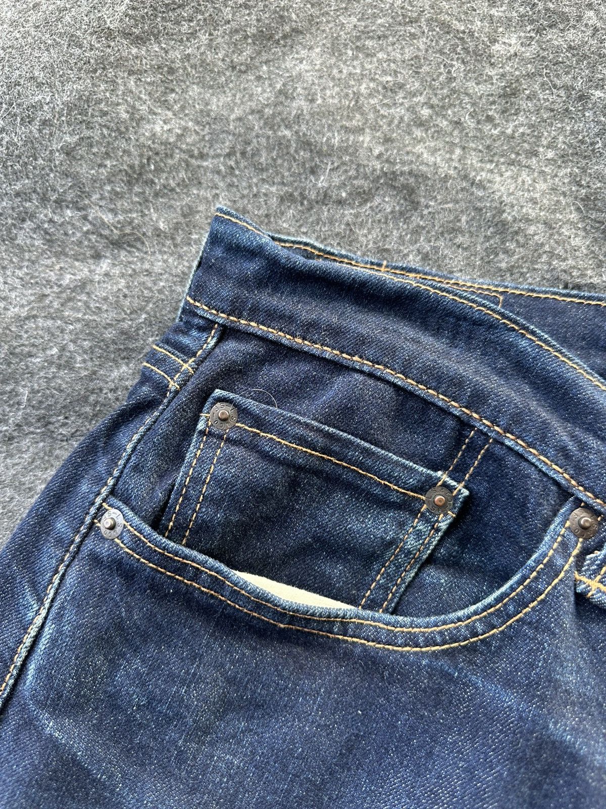 JNCO × Levi's × Levi's Vintage Clothing Vintage Levi’s 505 Baggy Crop Denim D324 Size US 33 - 4 Thumbnail