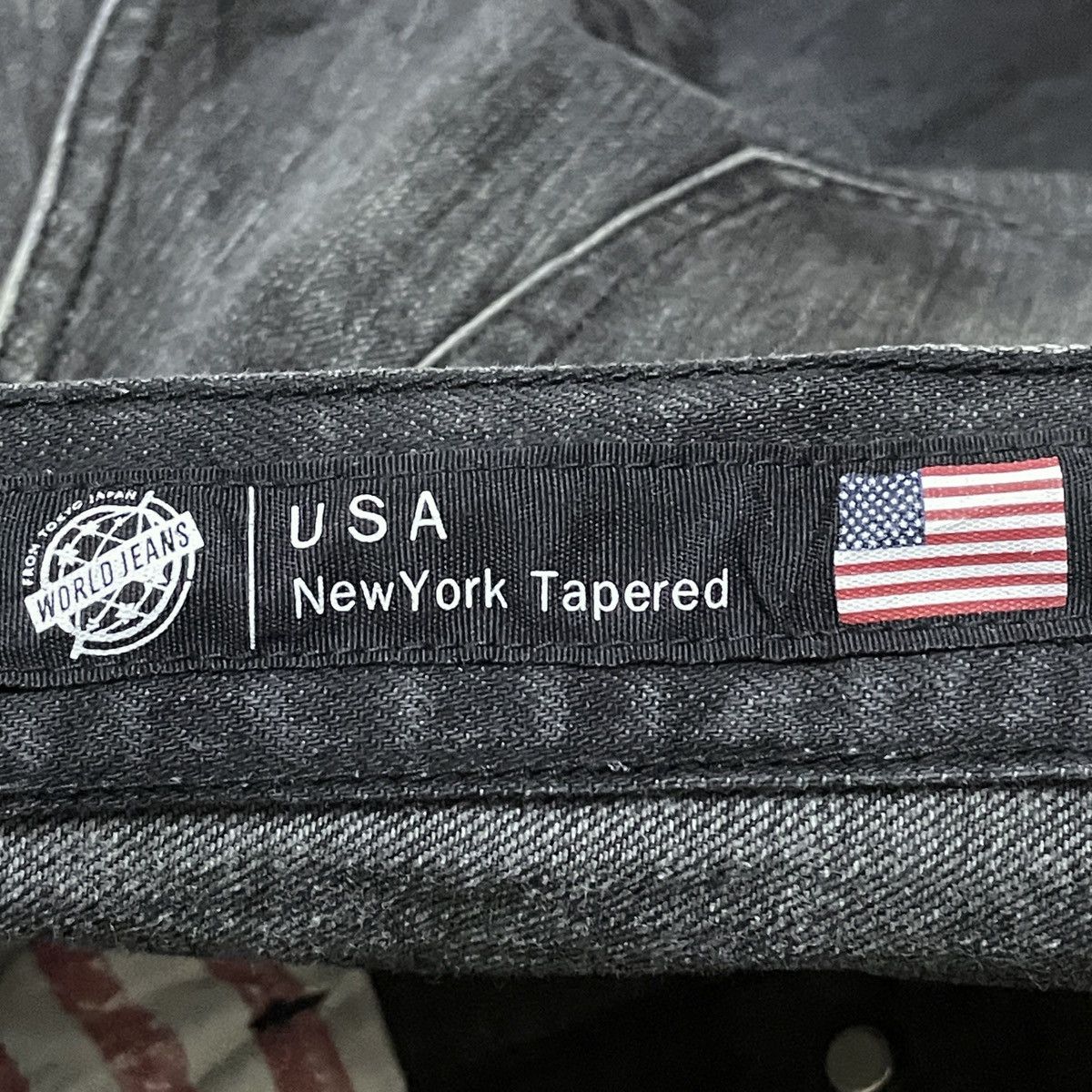 If Six Was Nine Rare Design Vintage Japanese Brand Back Number Jeans 1990s Size US 30 / EU 46 - 10 Thumbnail