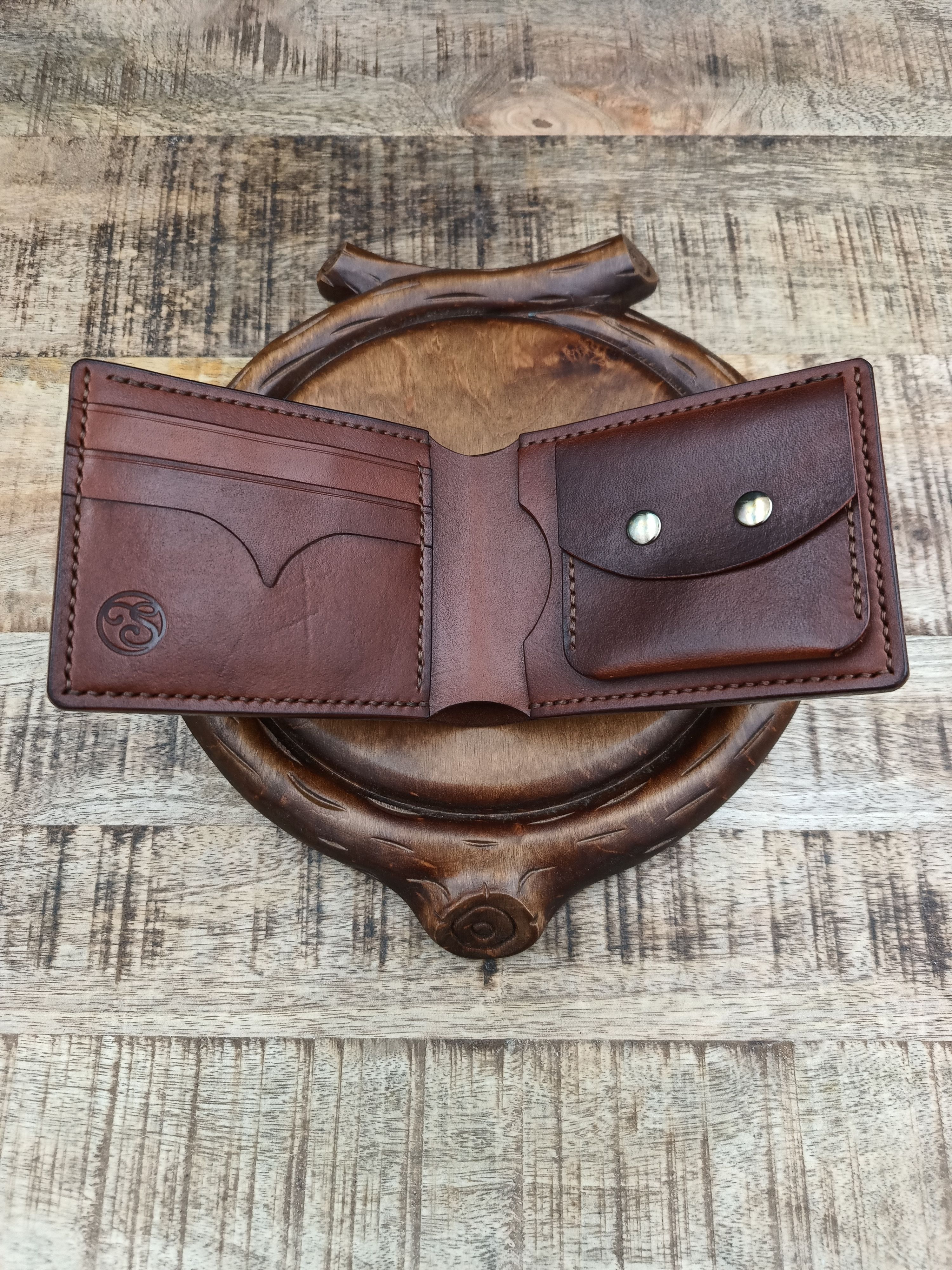 Other Handmade top grain leather wallet cardholder Size ONE SIZE - 1 Thumbnail