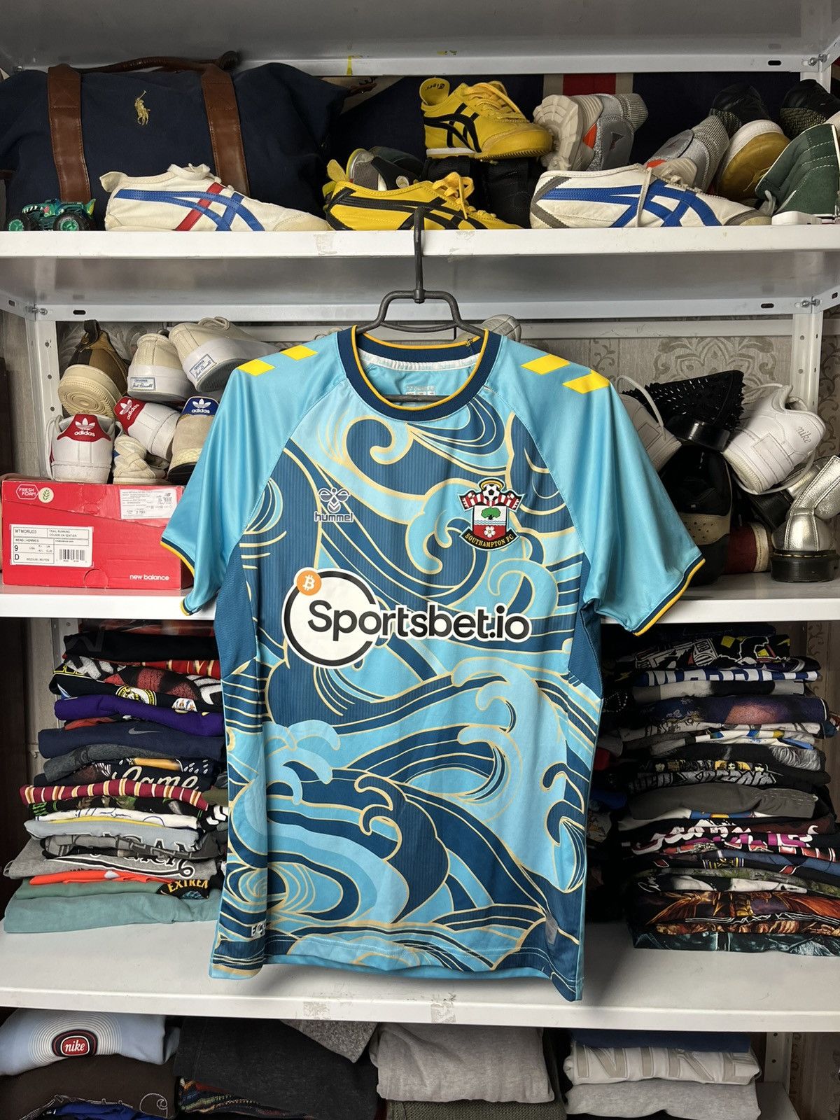 Vintage Southampton Football Shirt Large Blue Mens 2022 2023 Away Size US M / EU 48-50 / 2 - 17 Thumbnail