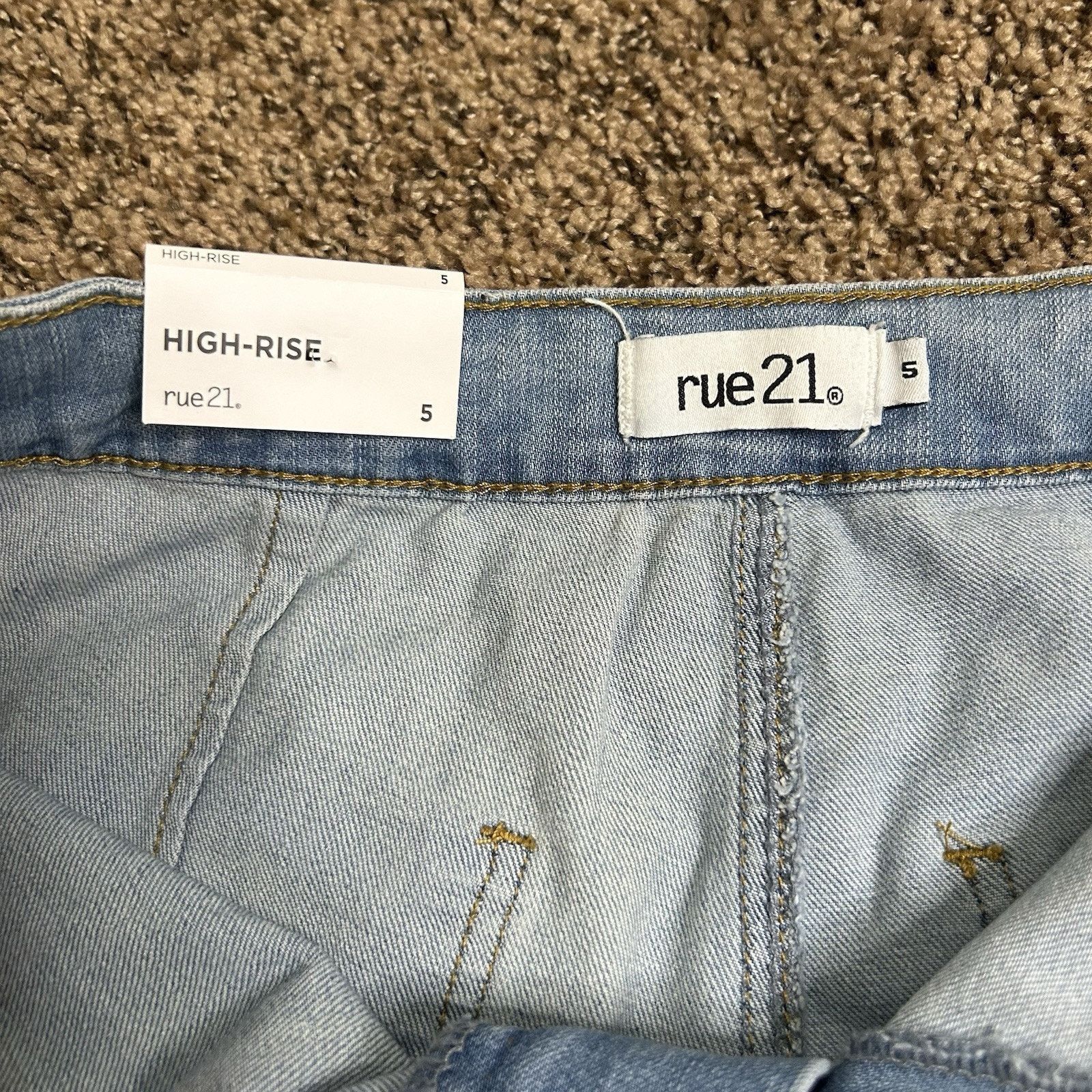 rue21 Rue21 Jeans sz 5 Junior Blue Flare Bell Bottom Stretch Y2K Size 25" / US 0 / IT 36 - 3 Thumbnail