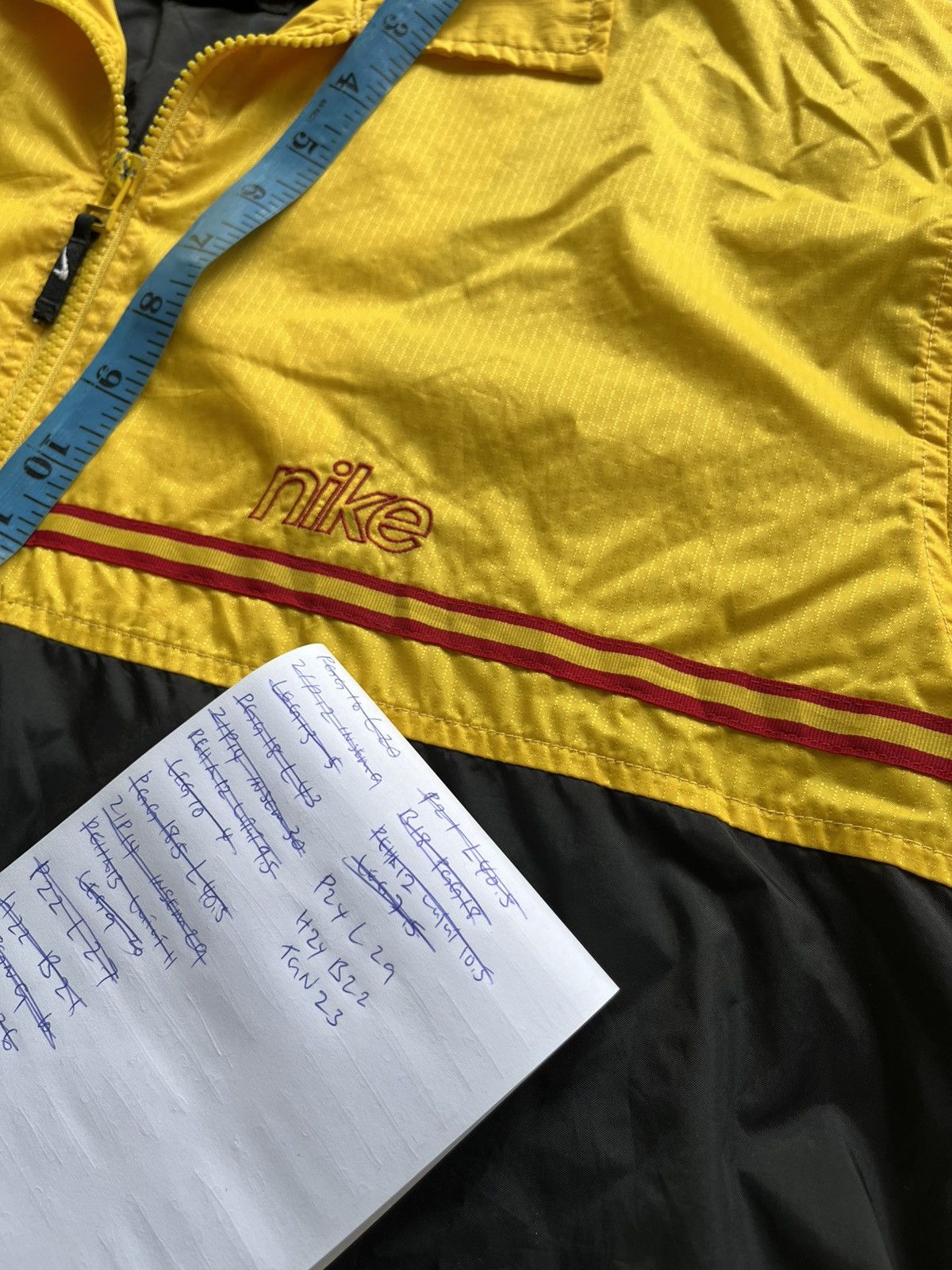 Nike × Vintage RARE Vintage Nike Yellow DHL Big Swoosh Zipper Jacket 90s Size US XL / EU 56 / 4 - 11 Thumbnail