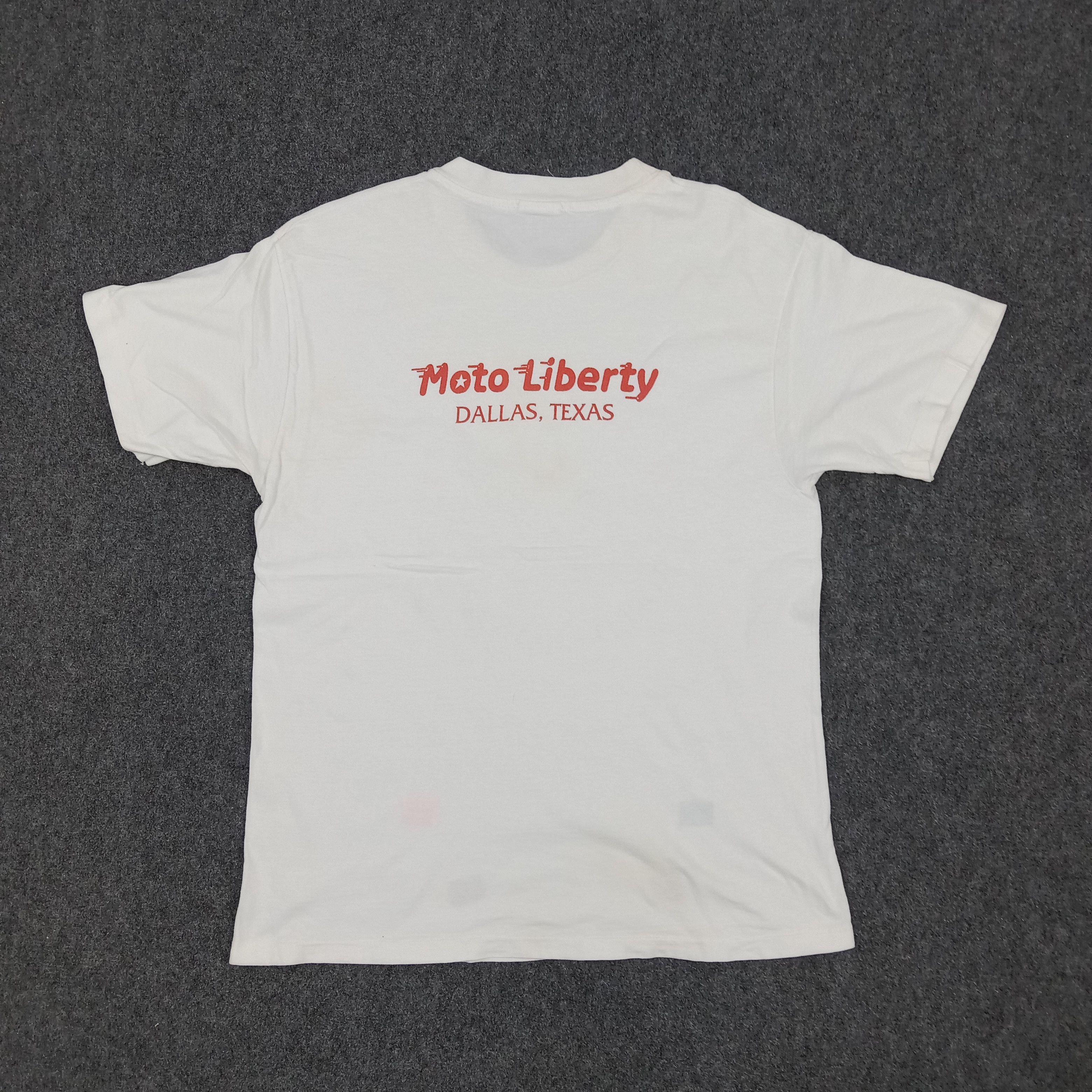 Vintage Ducati Champion Moto Liberty Texas With Sign Tshirt Size US M / EU 48-50 / 2 - 5 Thumbnail
