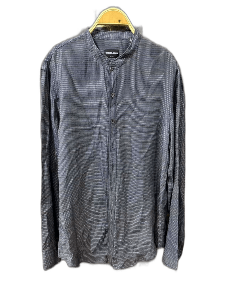 Emporio Armani Giorgio Armani Long Sleeve Button Up Shirt Size US L / EU 52-54 / 3 - 1 Thumbnail