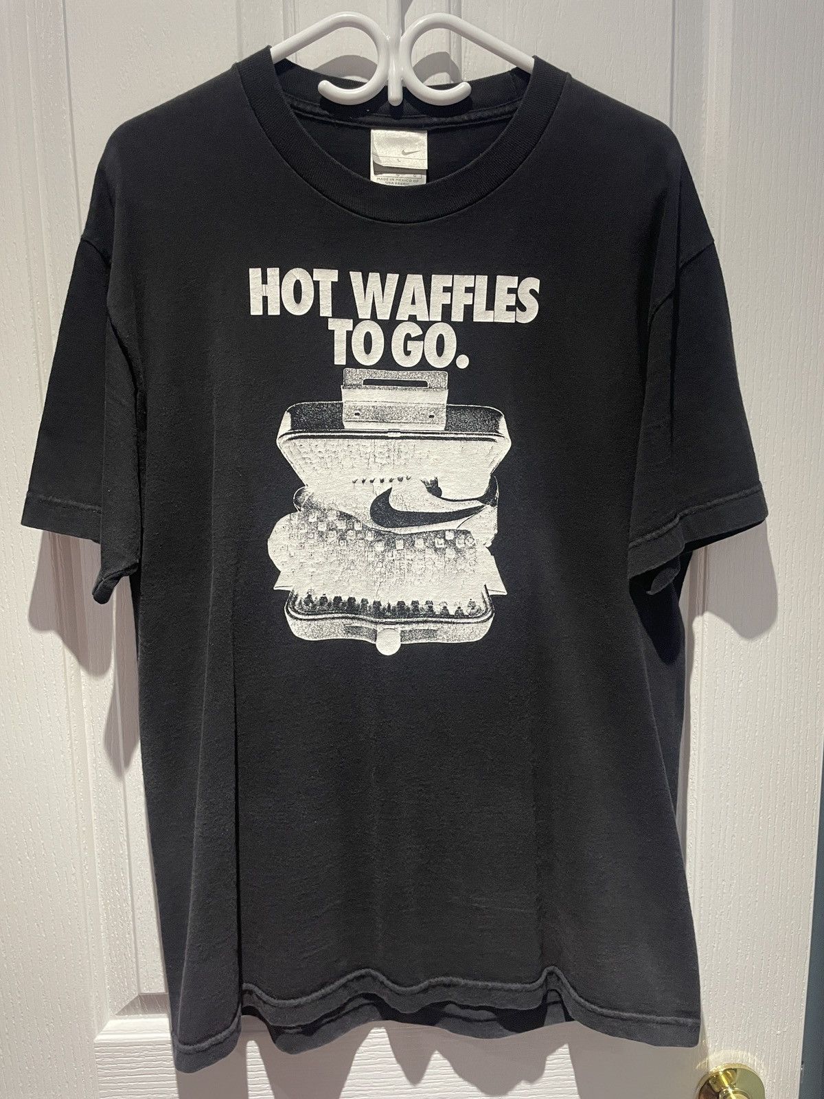 Vintage Nike Hot Waffles to Go T Shirt Rare