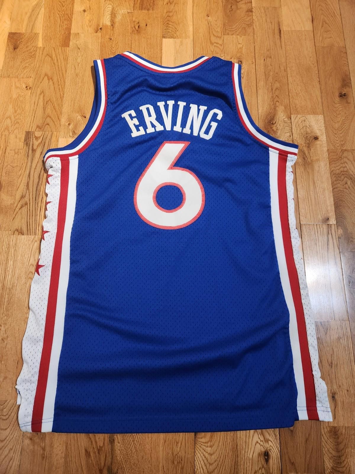 Reebok VTG Reebok NBA Philadelphia 76ers Julius Erving Jersey M Size ONE SIZE - 7 Thumbnail