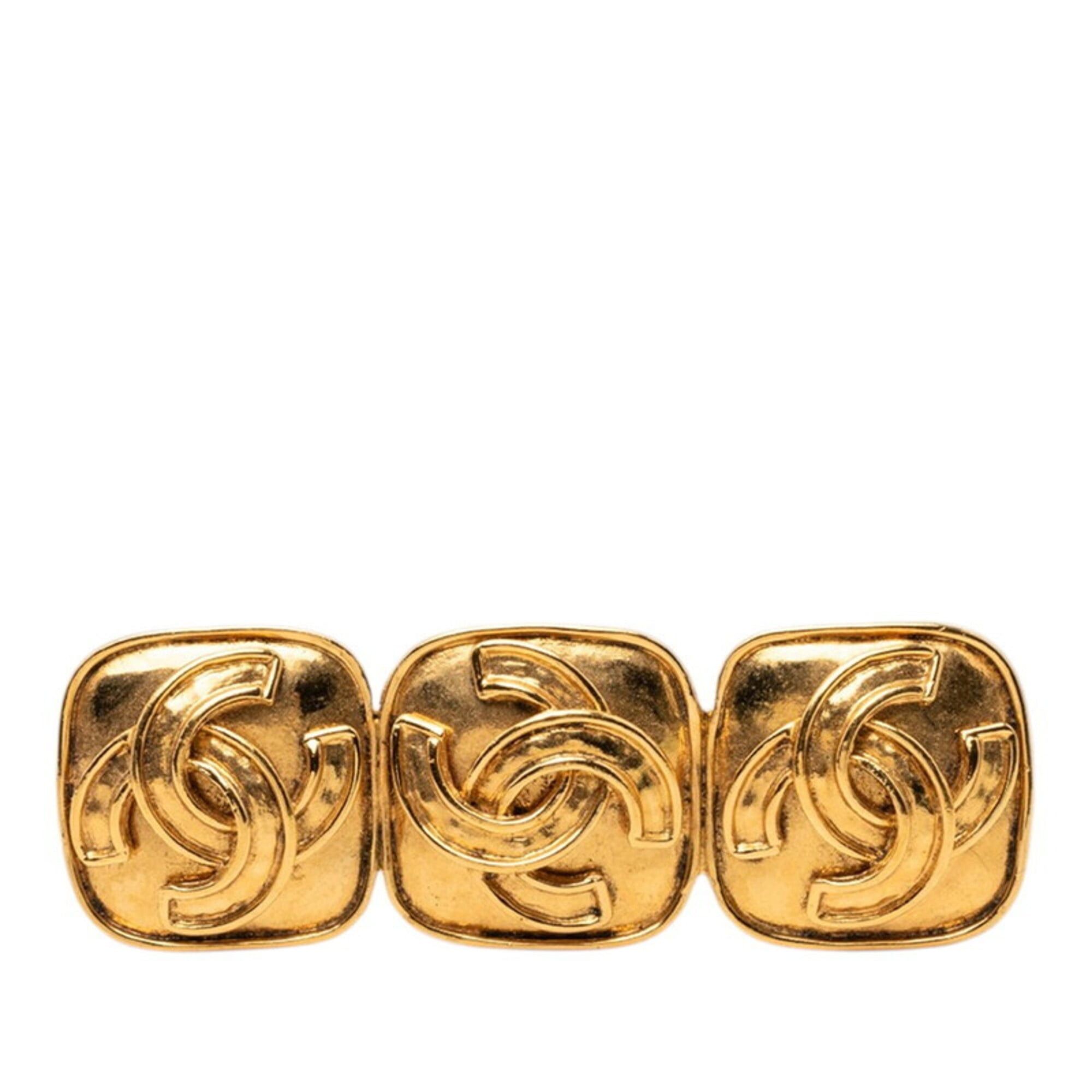 Chanel Chanel Coco Mark Vintage Brooch, 94P Stamp, Gold Plated, Women's CHANEL Size ONE SIZE - 1 Thumbnail