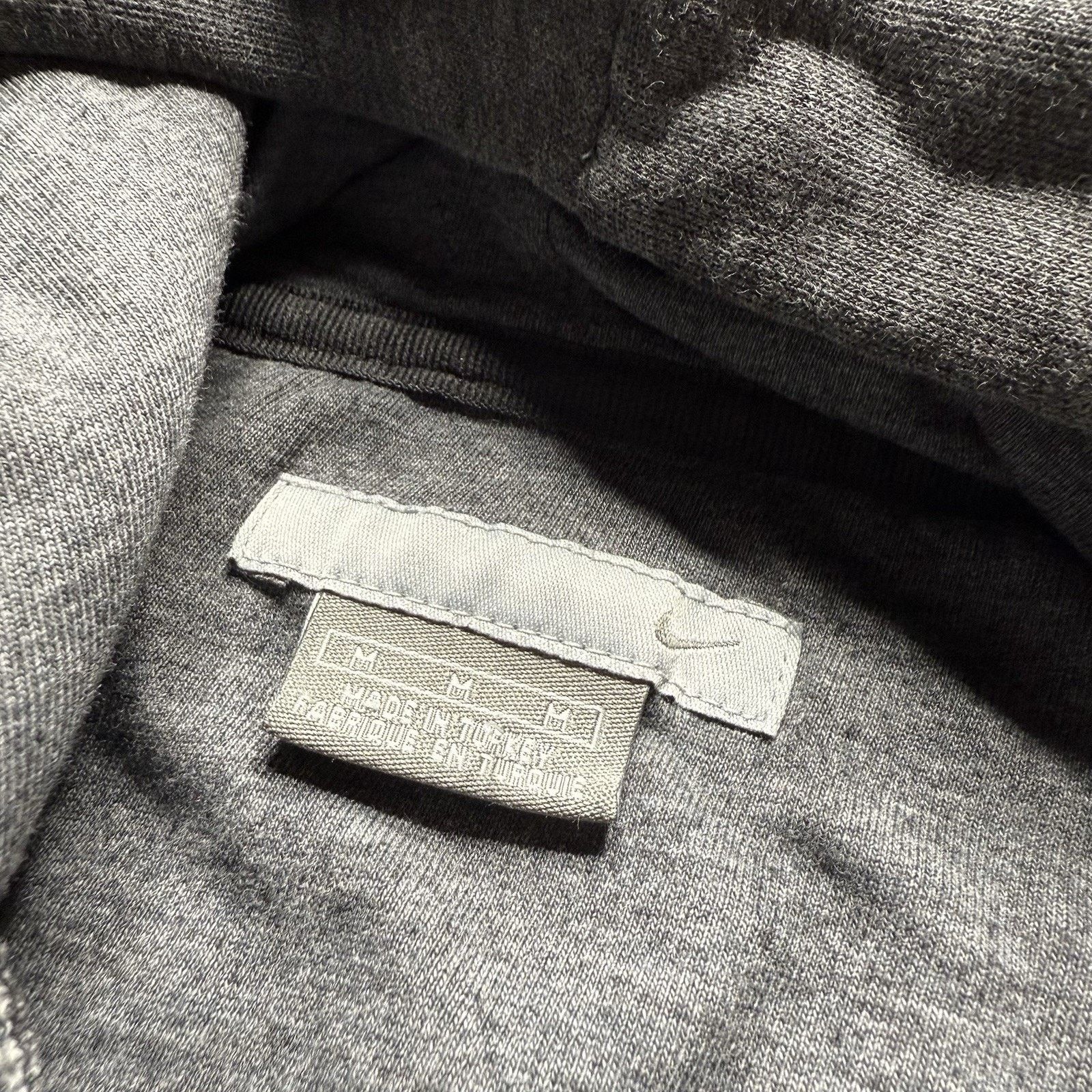 Nike Vintage Y2K Nike Mini Swoosh Grey Hoodie Tag Medium Size US M / EU 48-50 / 2 - 4 Thumbnail