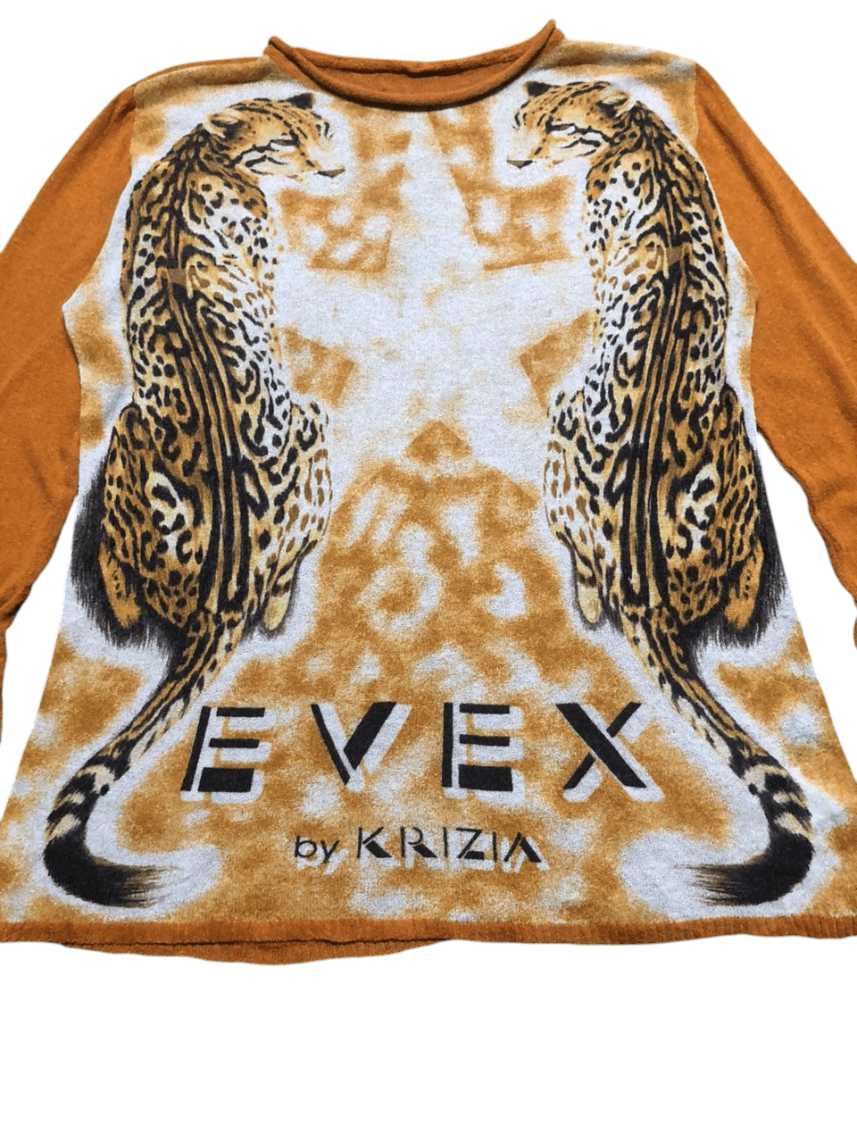 Krizia Evex By Krizia Mesh long Sleeve Leapord Design rare Size M / US 6-8 / IT 42-44 - 8 Thumbnail