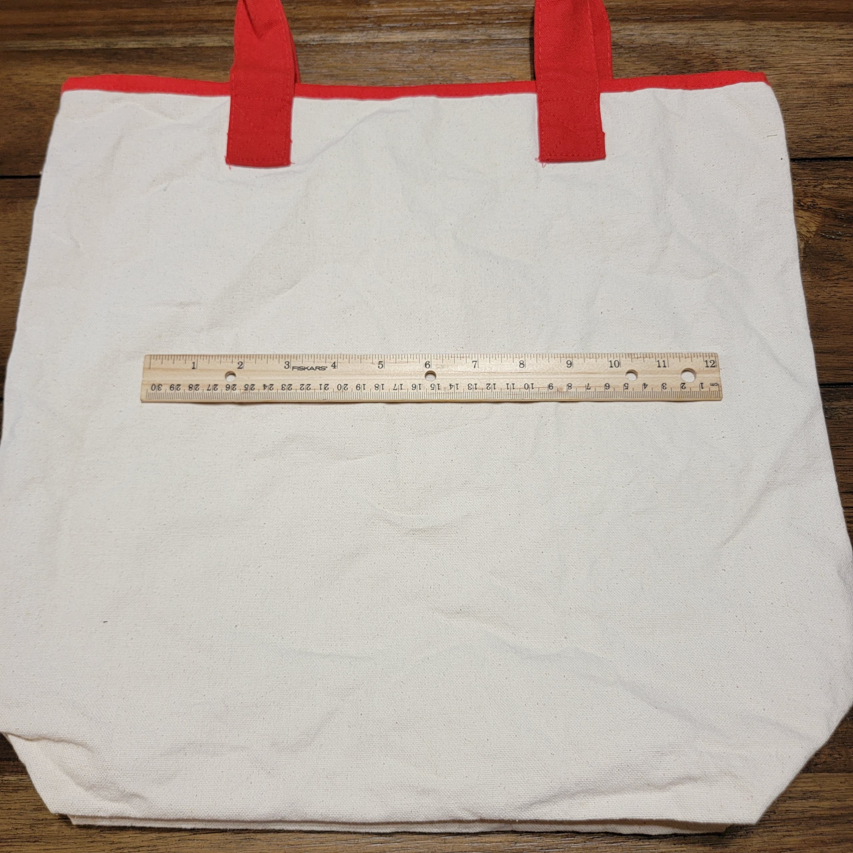 Other Del Sol Canvas Tote / Bag Large Logo Red Handles Size ONE SIZE - 6 Thumbnail