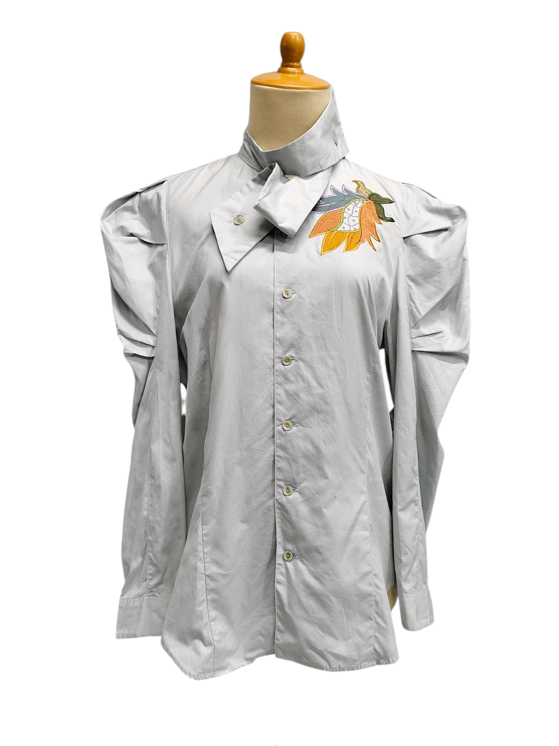 Kansai Yamamoto RARE💥Vtg Kansai Profumo🇯🇵 Embroidered Blouses Size L / US 10 / IT 46 - 1 Thumbnail