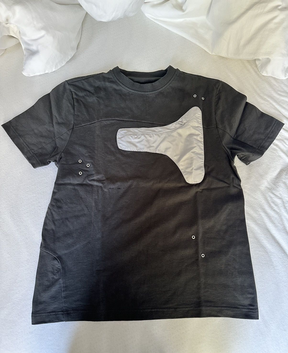 Heliot Emil HELIOT EMIL Grey Pocket T-Shirt Size US S / EU 44-46 / 1 - 3 Thumbnail