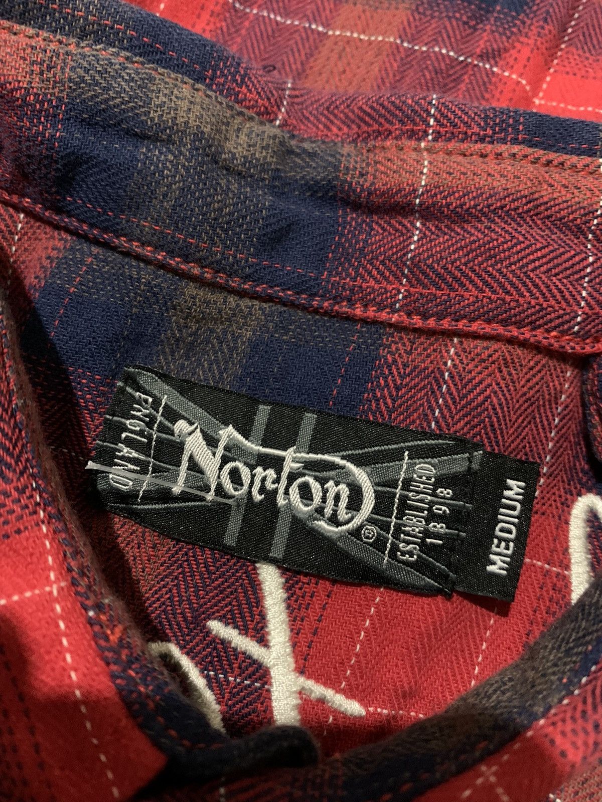 Norton Vintage 90s Norton Button Up Shirt Size US M / EU 48-50 / 2 - 5 Thumbnail