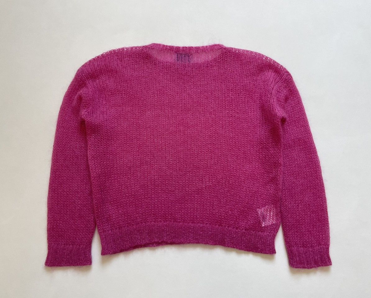 Prada A/W 19 Pink Cobweb Mohair Sweater Size US M / EU 48-50 / 2 - 11 Thumbnail