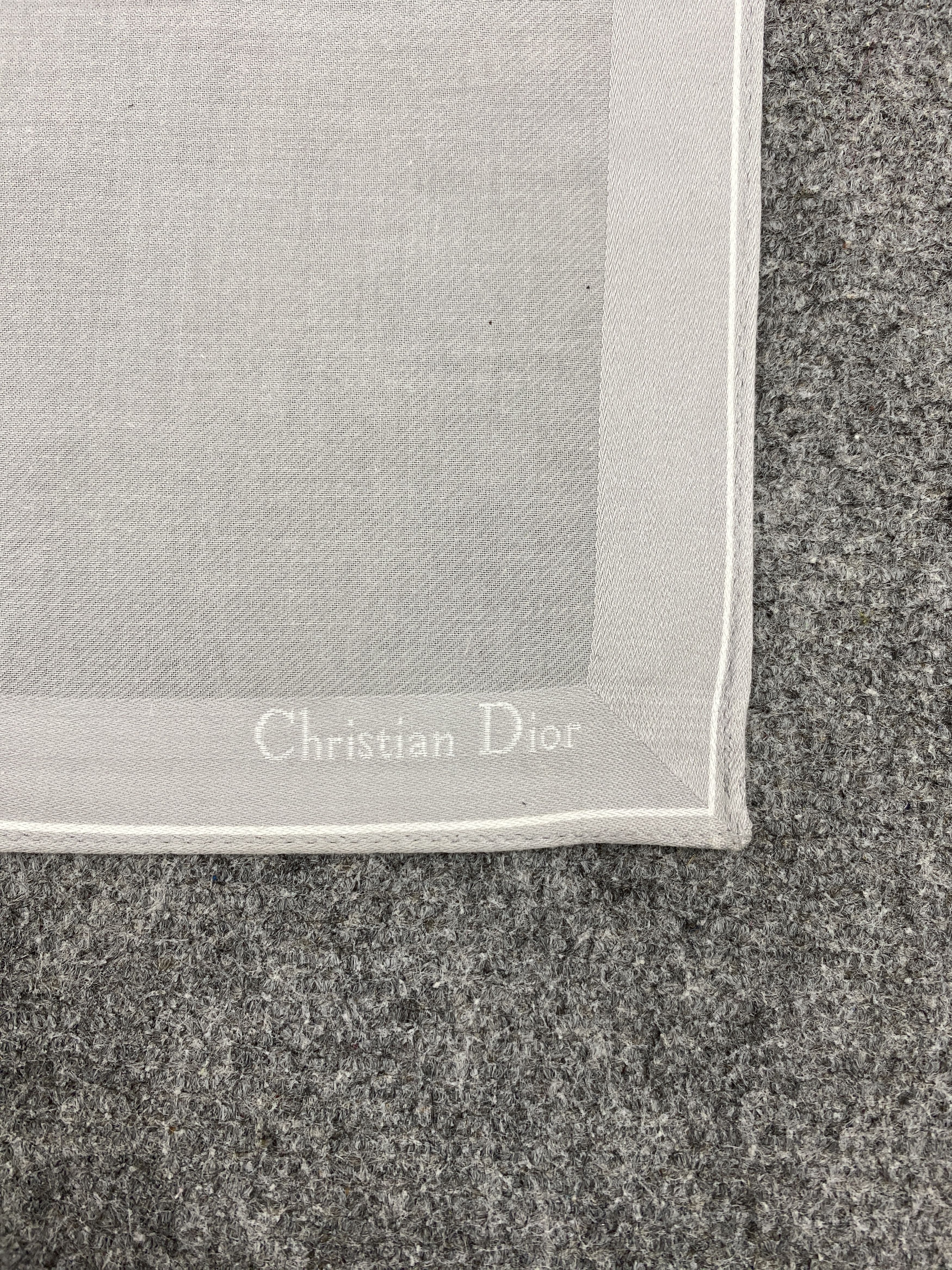 Christian Dior Monsieur Christian Dior Handkerchief Bandana Neckerchief HKC0231 Size ONE SIZE - 5 Thumbnail