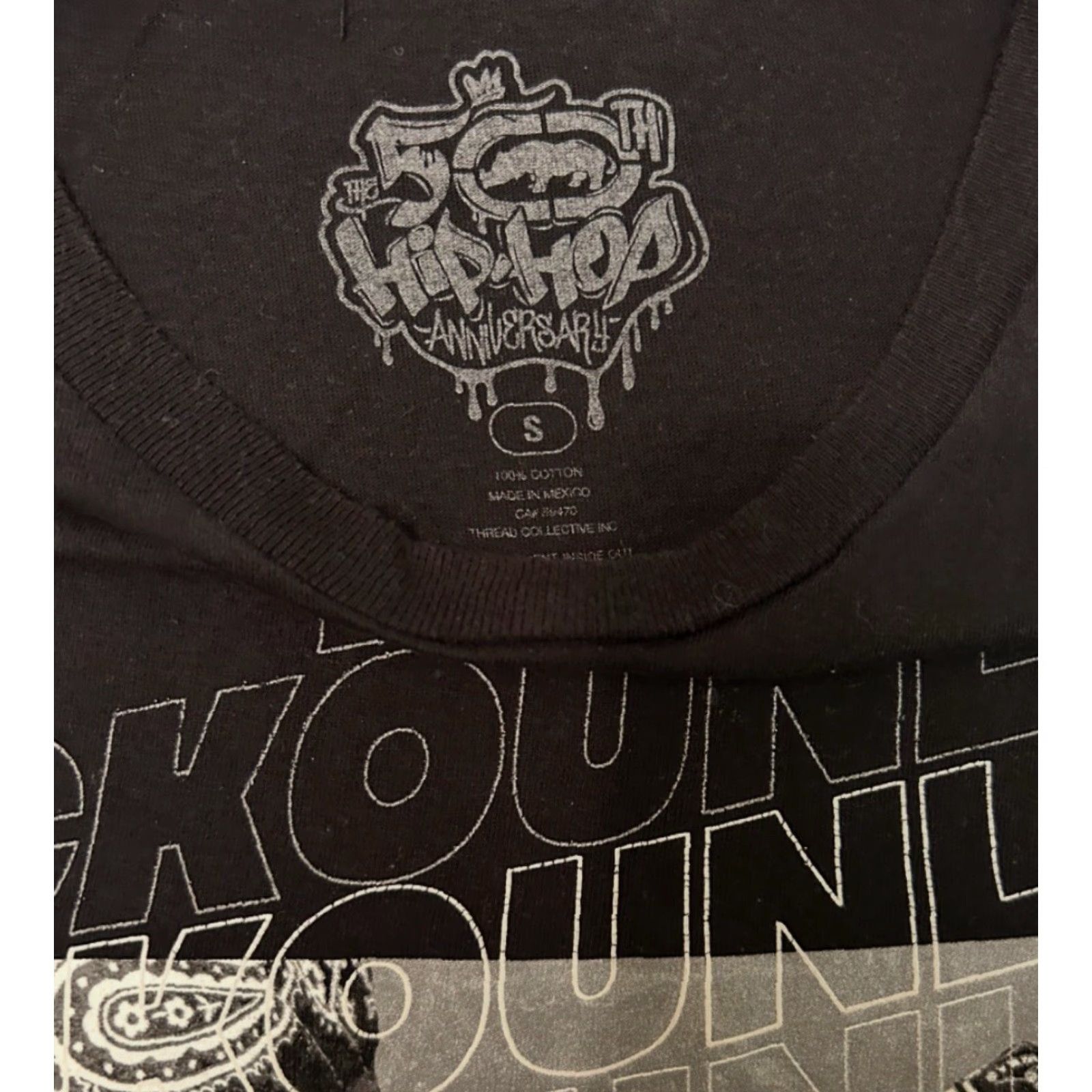 Ecko Unltd. VINTAGE Ecko Unltd Ice T Rap Tee Hip Hop 50th Shirt Mens Size S Black Hip Hop 90s Y2K Tee Mens Small Size US S / EU 44-46 / 1 - 2 Thumbnail