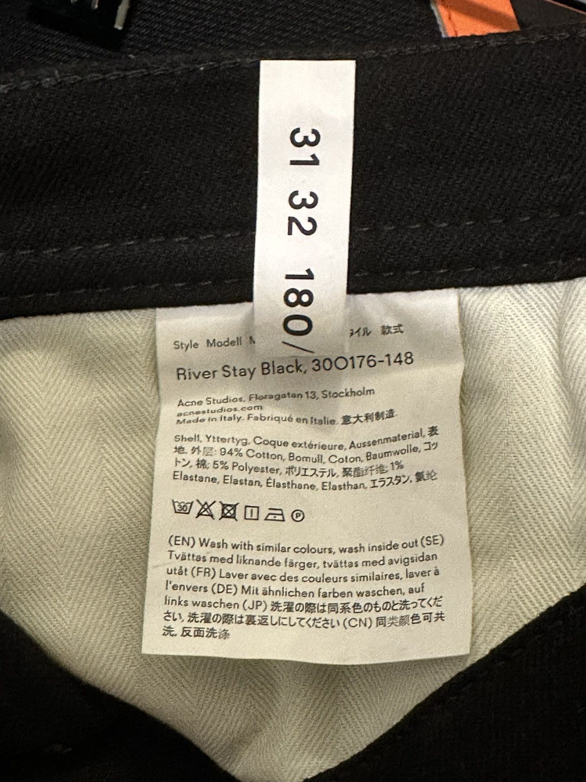 Acne Studios Acne Studios River Stay Black Jeans Size 31/32 Size US 31 - 5 Thumbnail