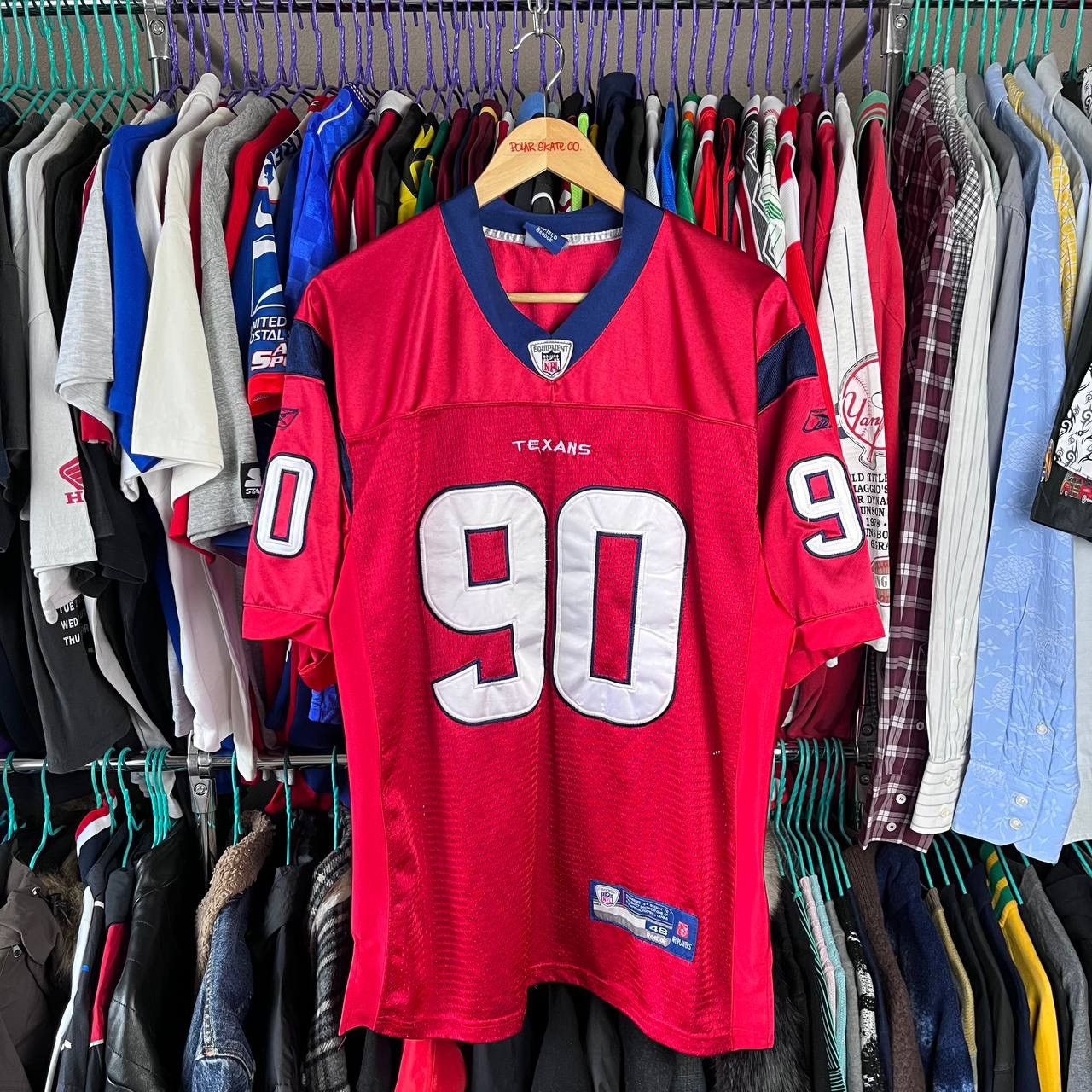 NFL × Reebok × Vintage Reebok Houston Texans #90 Mario Williams Football Jersey Size US M / EU 48-50 / 2 - 1 Thumbnail