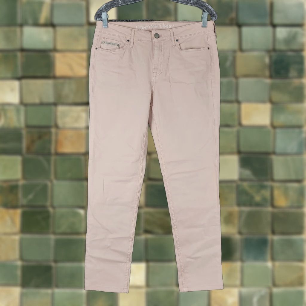 Calvin Klein Calvin Klein Jeans Women's Ankle Skinny Jeans - Pink - Size 31 Size 24" / US 00 / IT 34 - 1 Thumbnail