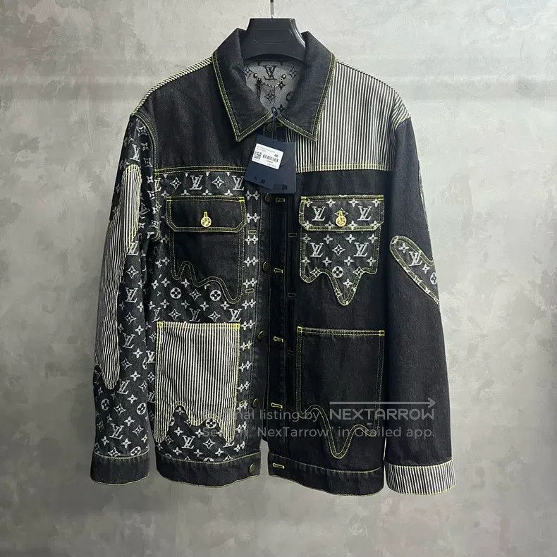 Louis Vuitton Louis Vuitton Black deconstructed patchwork presbyopic ful Size US S / EU 44-46 / 1 - 1 Thumbnail