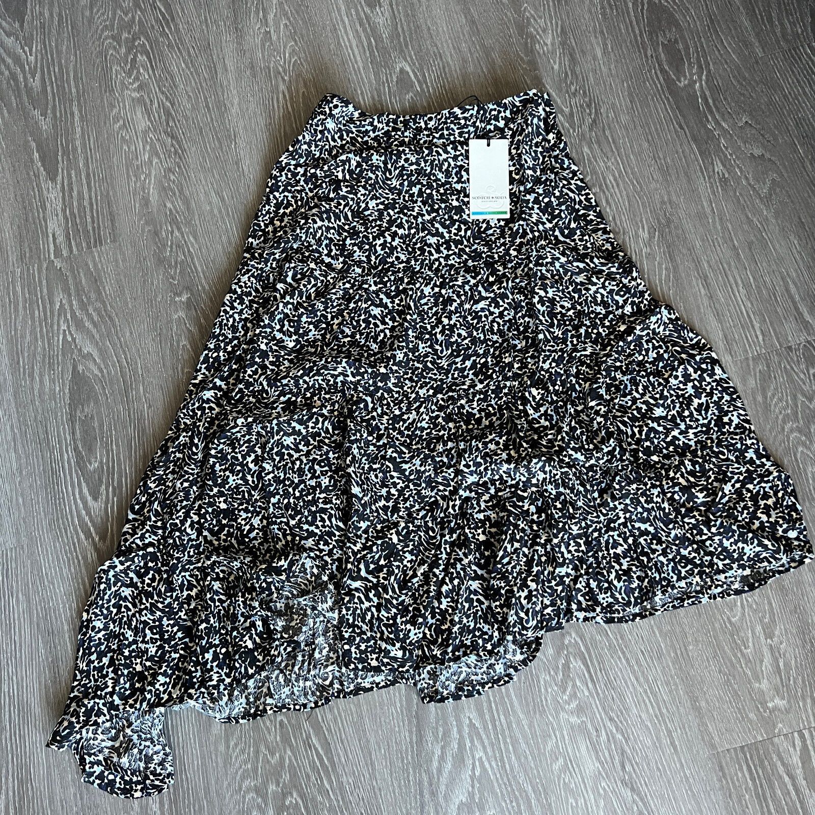 Scotch & Soda Scotch & Soda Skirt Womens Medium Asymmetric Tiered Colorful Size 30" / US 8 / IT 44 - 13 Thumbnail