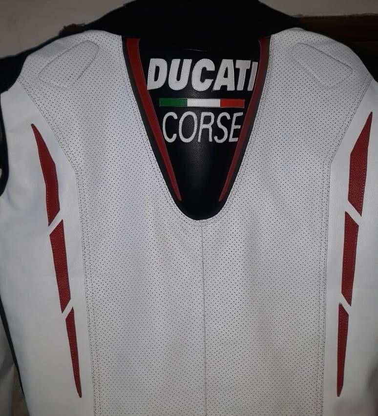 Ducati × Vintage Vintage Ducati Corse Motorbike Leather Jacket Size US L / EU 52-54 / 3 - 5 Thumbnail