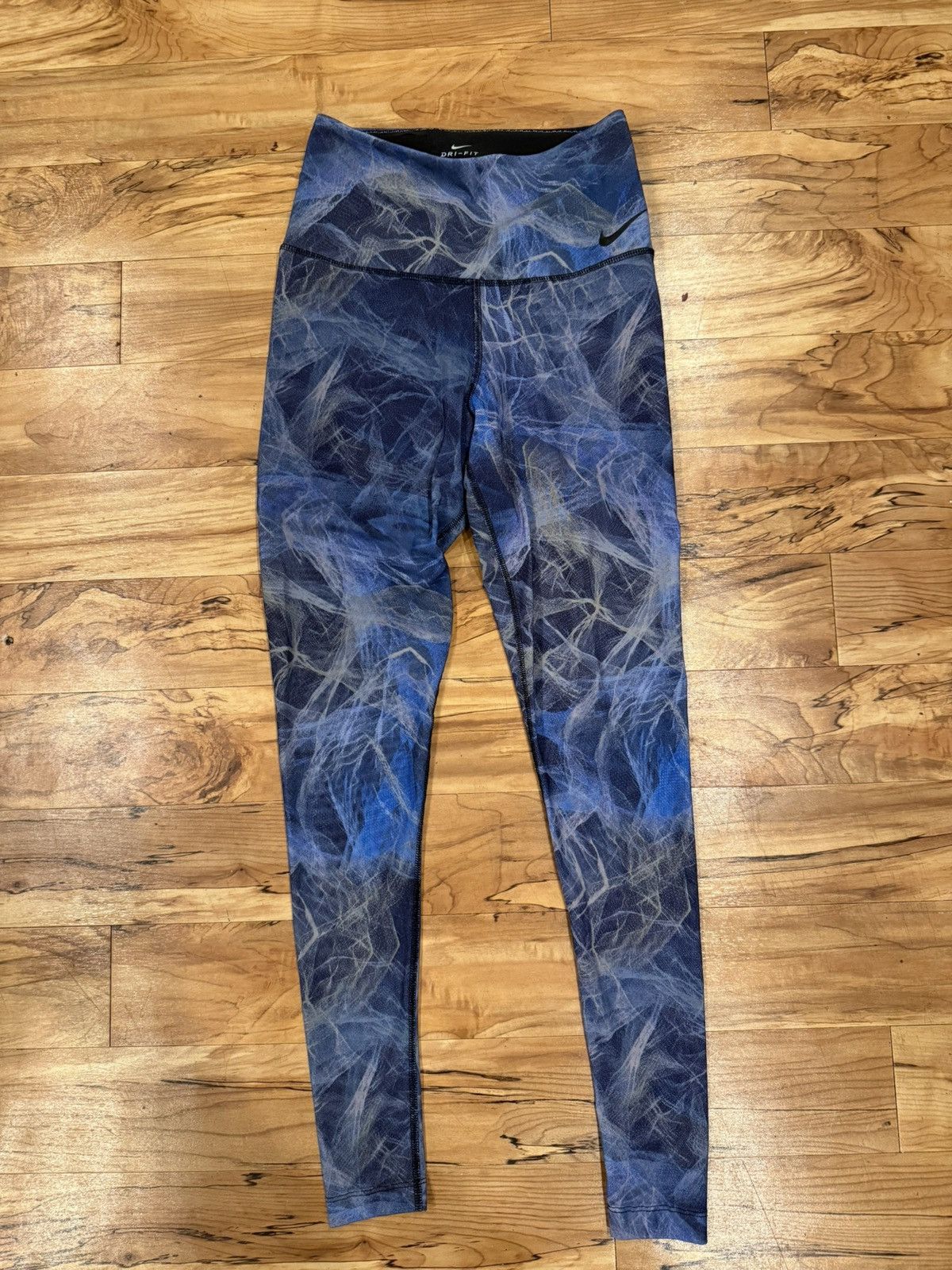 Nike Nike Dri-Fit Legend Pants - Blue Abstract Print, Size Medium Size 30" / US 8 / IT 44 - 1 Thumbnail