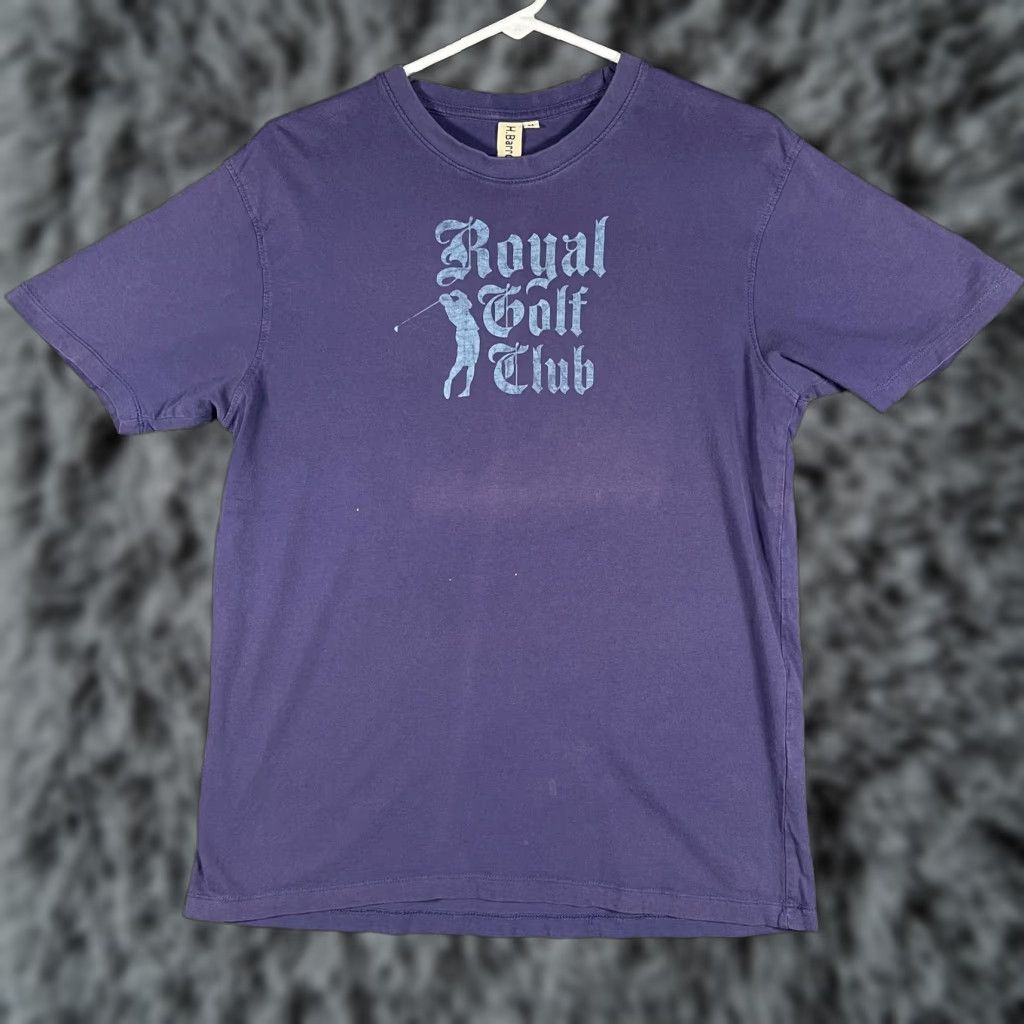 Barrow VINTAGE Royal Golf Club Shirt Mens Medium Purple Graphic Tee H. Barrows Crewneck Size US M / EU 48-50 / 2 - 1 Thumbnail