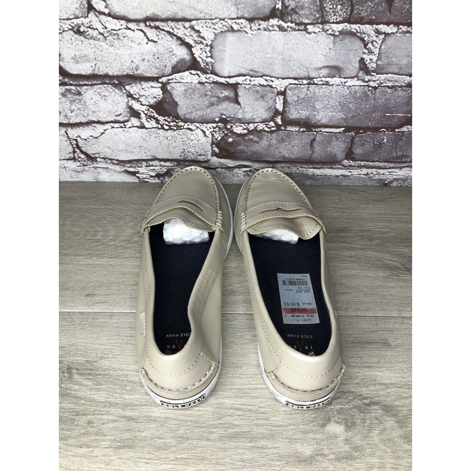 Cole Haan Cole Haan Silver Leather Penny Loafer Casual Slip On Shoes W Size US 9.5 / IT 39.5 - 5 Thumbnail