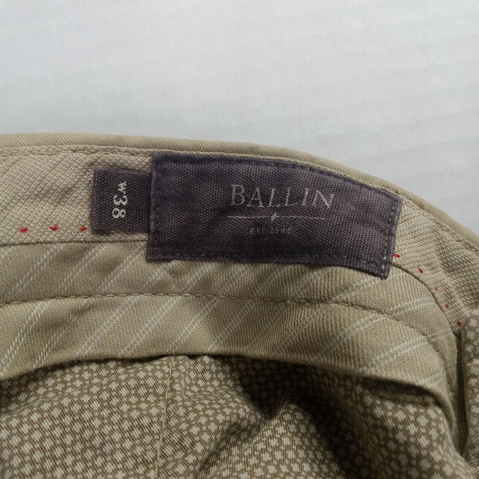 Other Ballin Mansfield Chino Pants Mens Size 38x35 Tan Relaxed Fit Size US 38 / EU 54 - 5 Thumbnail