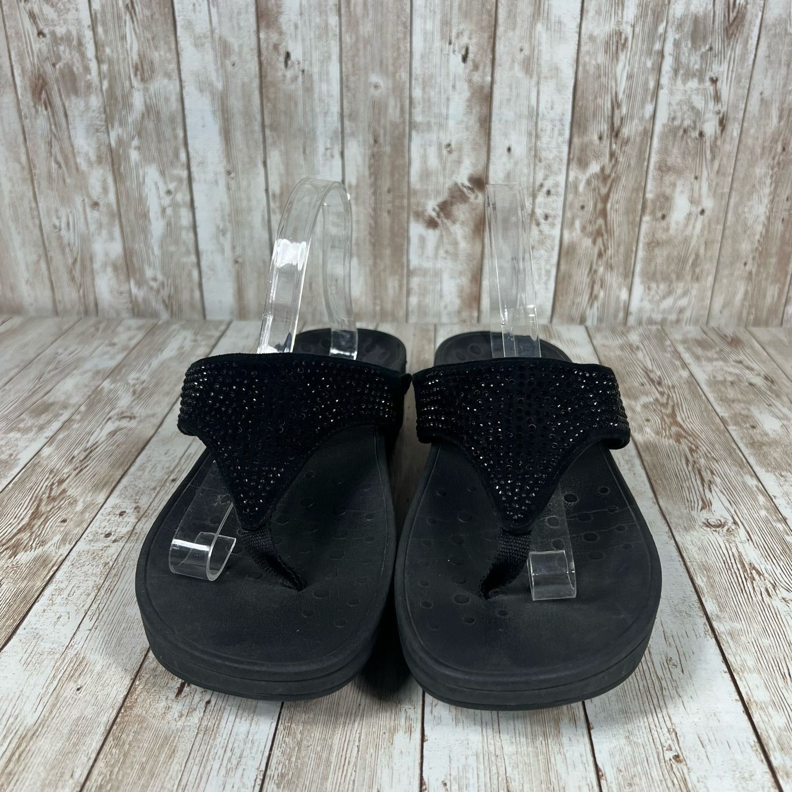 Vionic Vionic Naples black flip flops Womens 11 Size US 11 / IT 41 - 5 Thumbnail