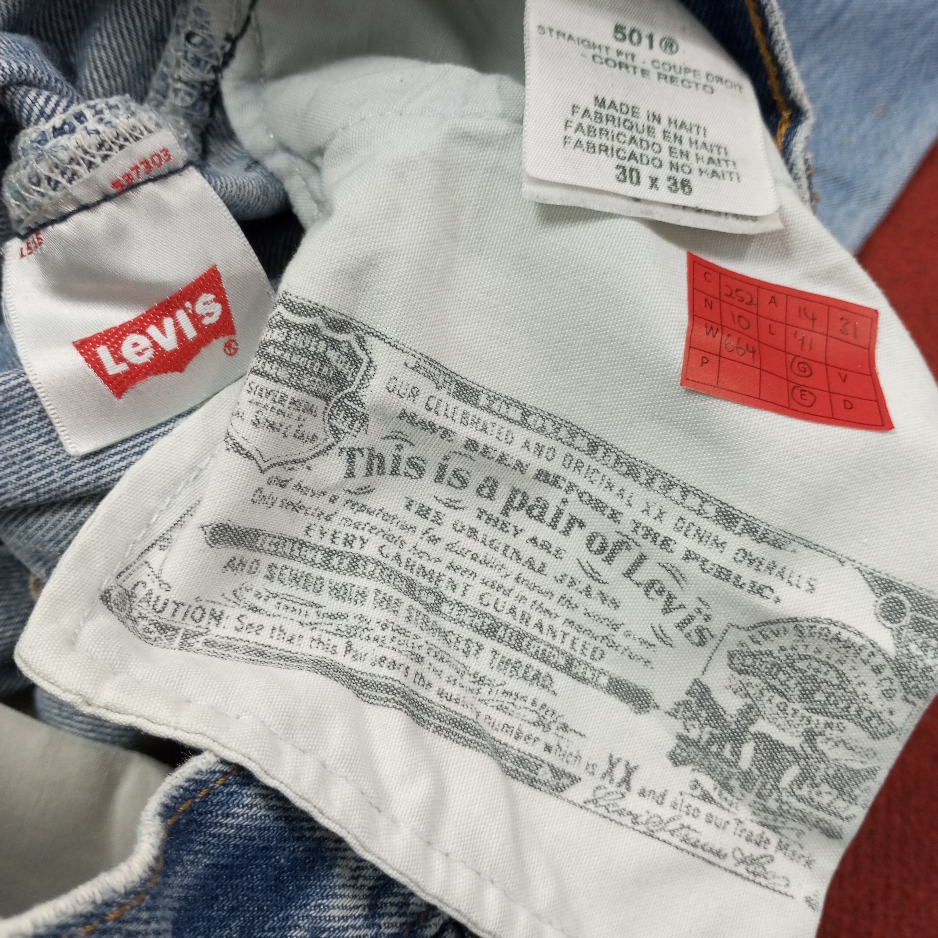 Levi's Levis 501 Streetwear Distressed Jeans c252n10 Size US 28 / EU 44 - 14 Thumbnail
