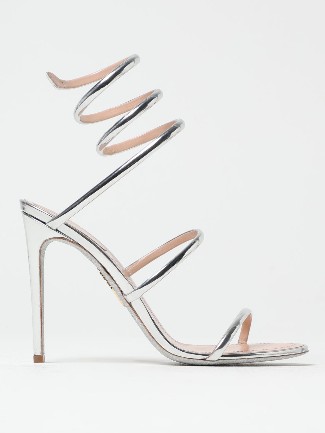 Rene Caovilla Rene Caovilla Heeled Sandal Woman Silver Size US 6 / IT 36 - 1 Thumbnail
