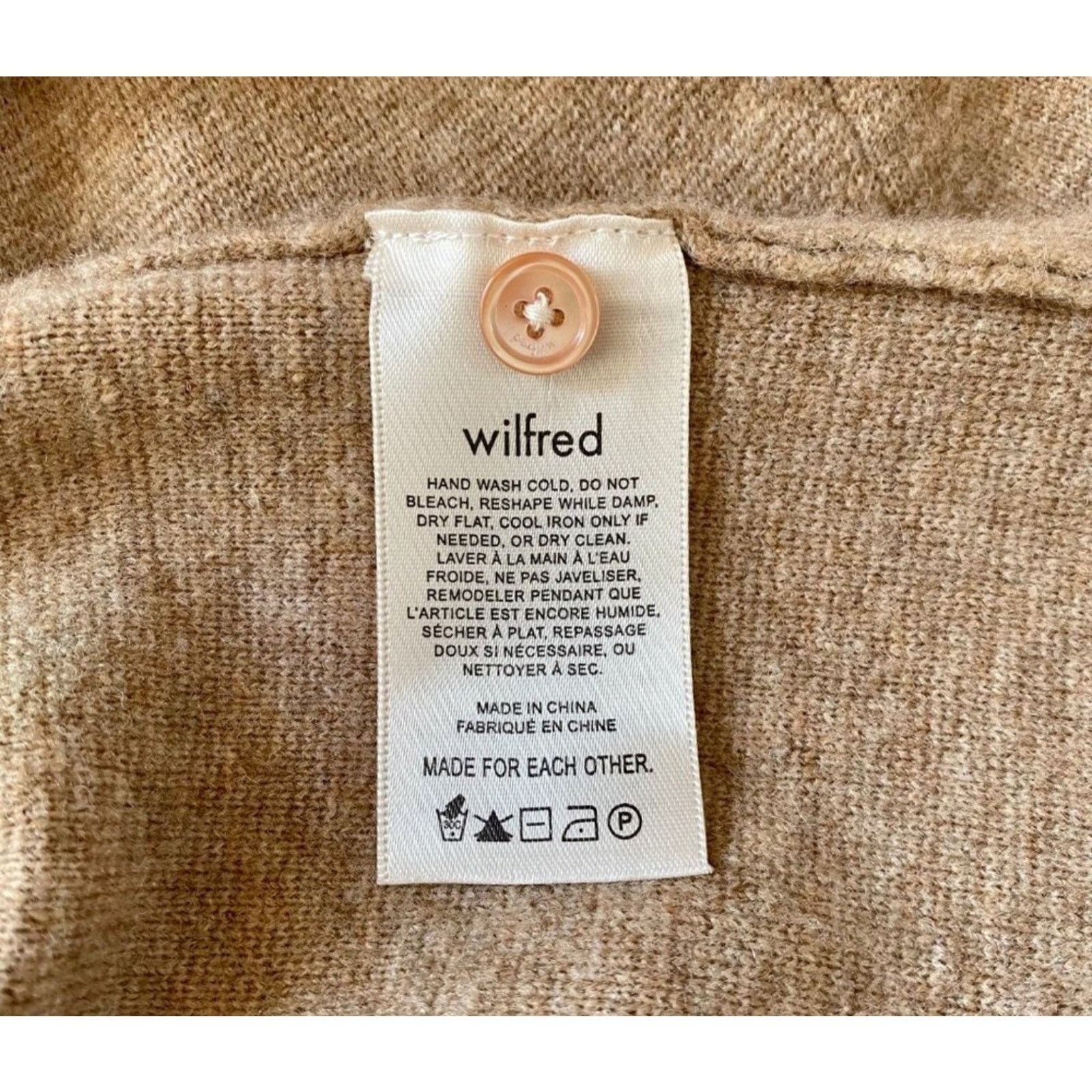 Aritzia Wilfred Wool Cashmere Blend Sweater Dress Knit XS -  wpequipmentugltd.com