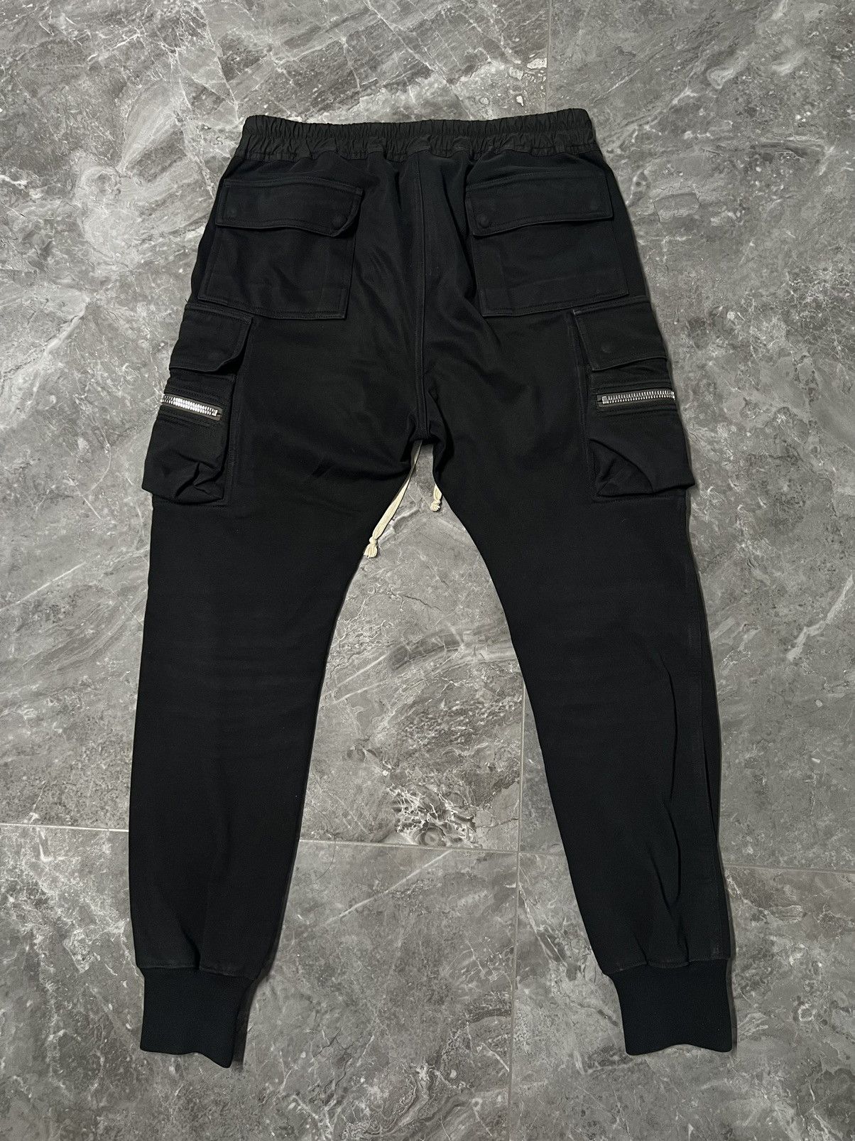Rick Owens Black Mastodon Cargo Jogger EU52 Size US 34 / EU 50 - 3 Thumbnail