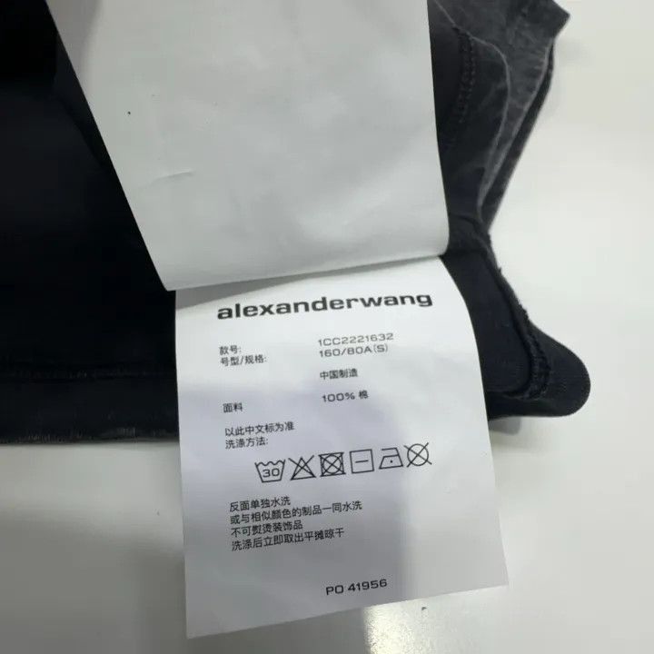 Alexander Wang Alexander Wang SS22 Cropped Graphic Tee for Women - Size S / US 4 / IT 40 - 5 Thumbnail