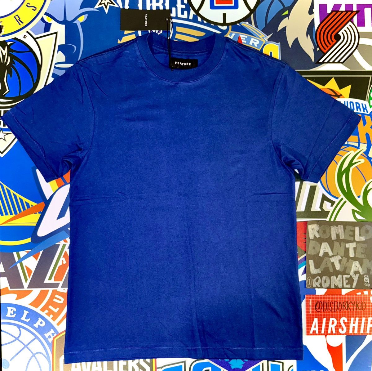 Designer × Feature Dazzling Blue Feature Las Vegas Short Sleeve Shirt Size US M / EU 48-50 / 2 - 2 Thumbnail