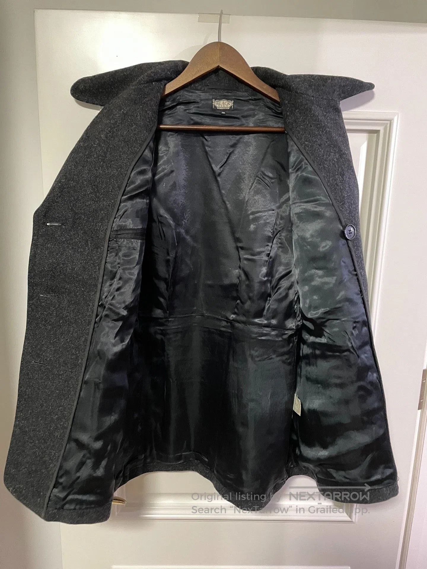 BLACK SIGN Black Sign Vintage Wool Coat. Size US L / EU 52-54 / 3 - 8 Thumbnail