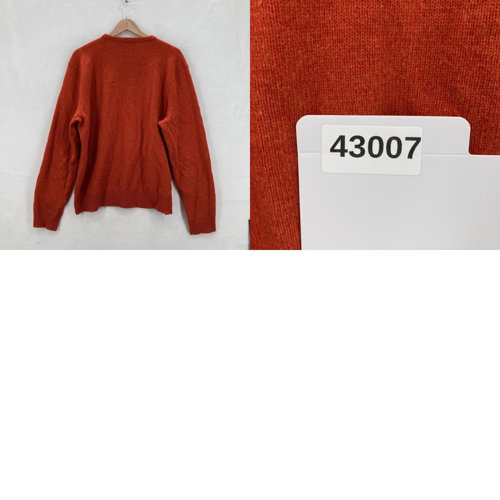 Polo Ralph Lauren Polo Ralph Lauren Sweater Mens XL Orange Lambswool Crewneck Pullover Green Pony Shirt Size US XL / EU 56 / 4 - 8 Thumbnail