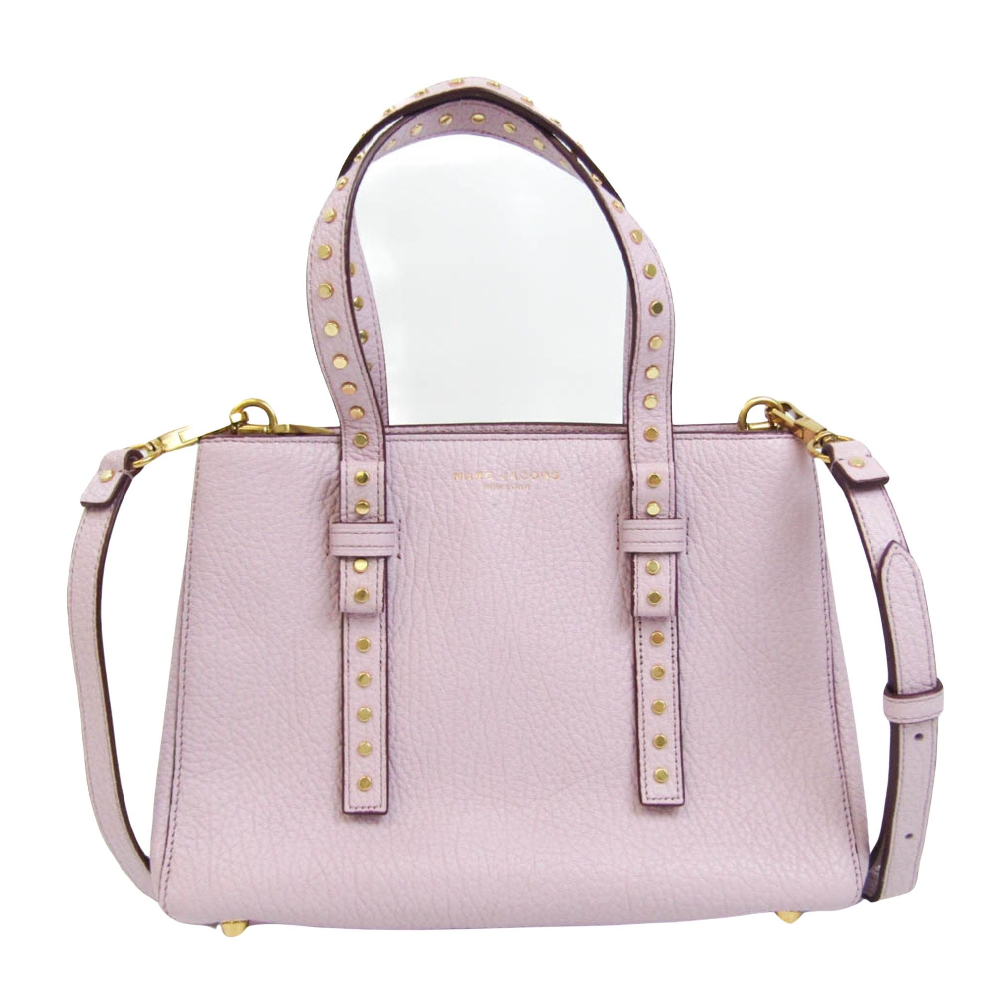 Marc Jacobs Mini T Purple Leather Shoulder Bag (Pre-Owned) Size ONE SIZE - 1 Thumbnail
