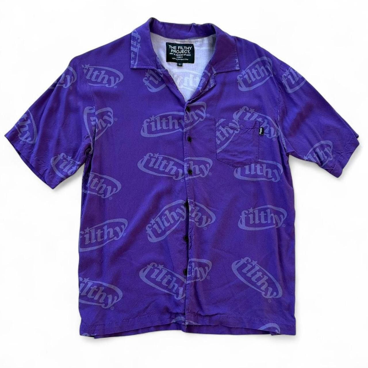 Other The Filthy Project Purple Button Up Shirt Small Size US S / EU 44-46 / 1 - 1 Thumbnail