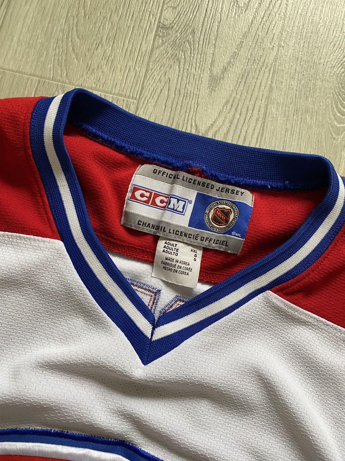 Ccm × NHL Vintage CCM NHL Montreal Canadiens Hockey Jersey THEODORE#60 Size US XXL / EU 58 / 5 - 5 Thumbnail