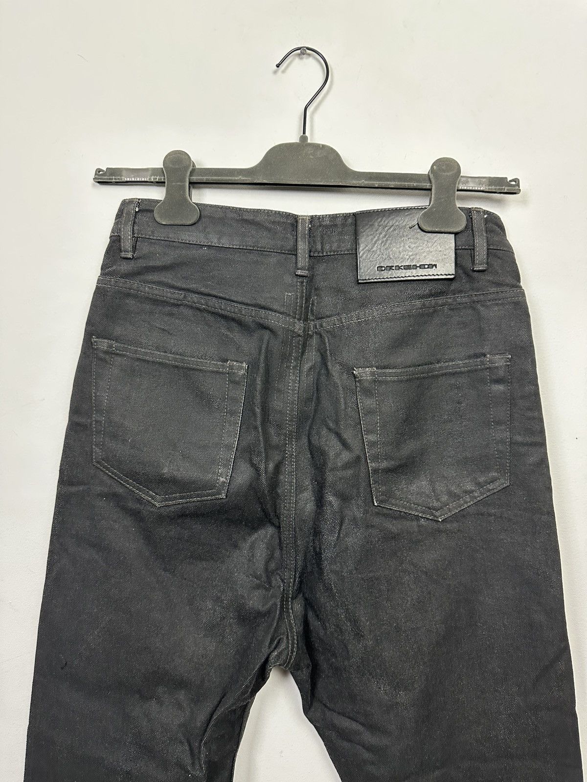 Rick Owens Drkshdw DRKSHDW Waxed Collapse Cut Denim Size US 31 - 5 Thumbnail