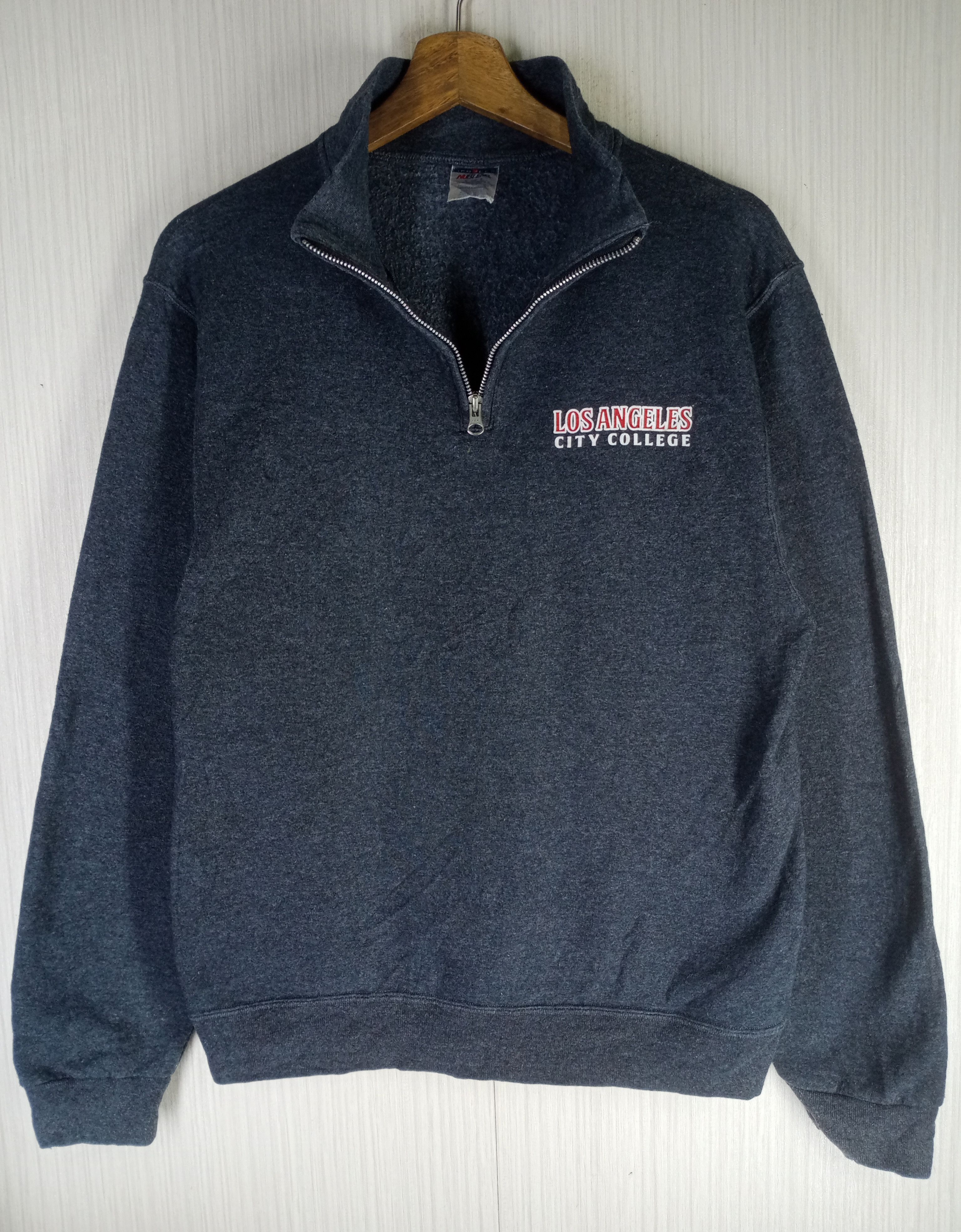 Other Rare Vintage 90s Los Angeles City College Half Zipper Size US S / EU 44-46 / 1 - 1 Thumbnail