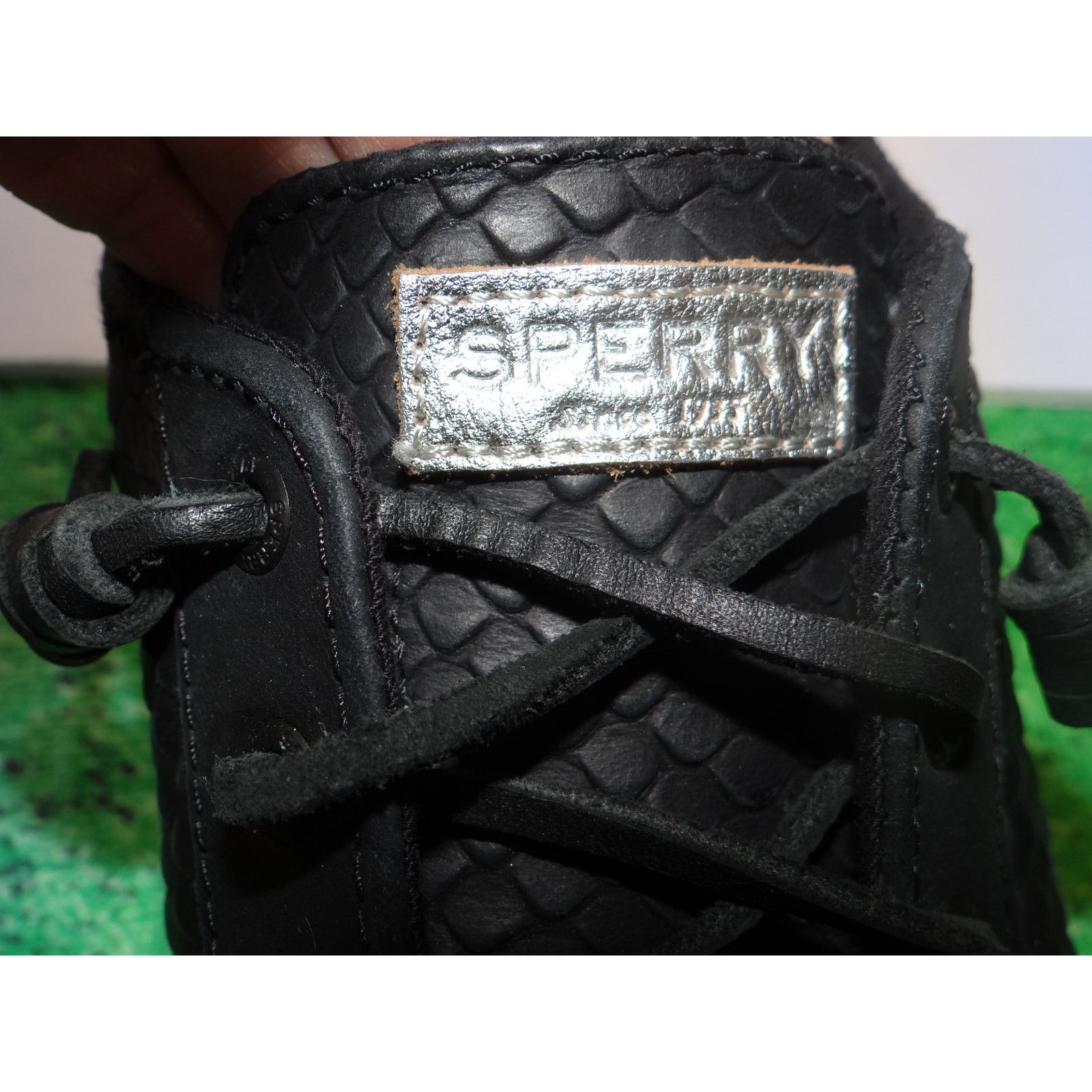Sperry Sperry Crest Vibe Sneakers Women's, Black Leather, Size 8, Size US 8 / IT 38 - 5 Thumbnail