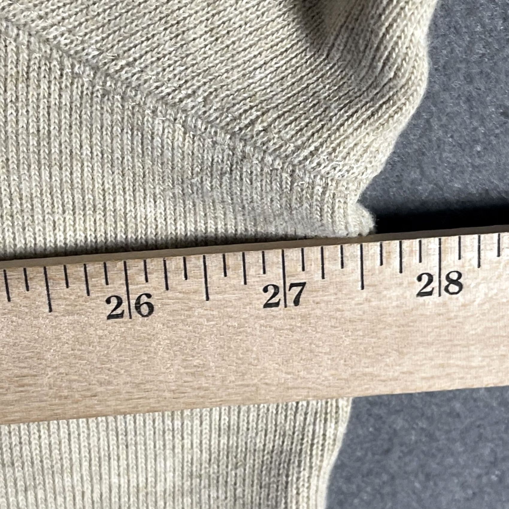Polo Ralph Lauren Polo Ralph Lauren Pullover Sweater Mens 2XL Beige Quarter Zip Long Sleeve Cotton Size US XXL / EU 58 / 5 - 5 Thumbnail